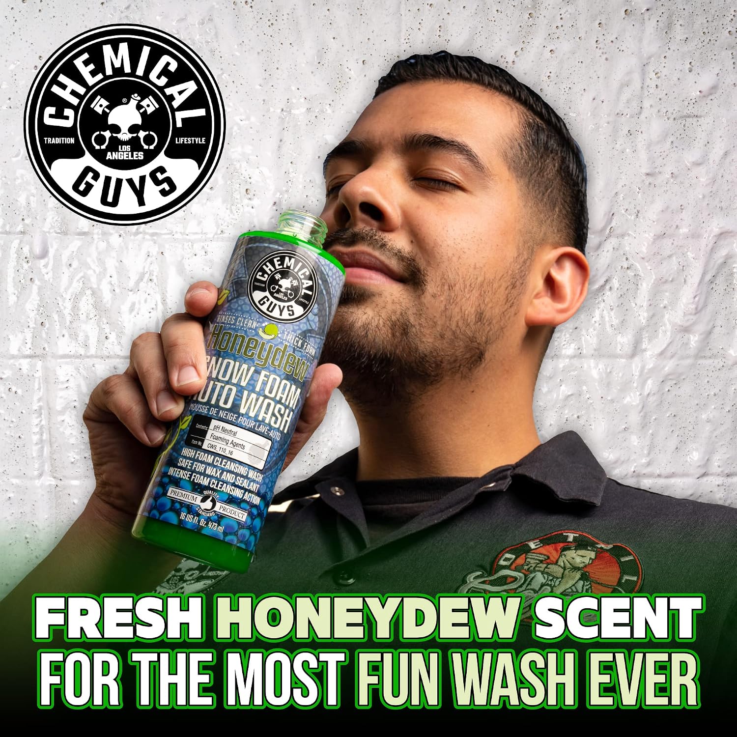 KOCHCHEMIE Gentle Snow Foam - pH Neutral Pre-Cleaning; Works With Foam Cannons & Sprayers; Manual Washing Shampoo; Safe on Existing Wax & Sealed Surfaces; Unique Cherry Fragrance (1 Liter)